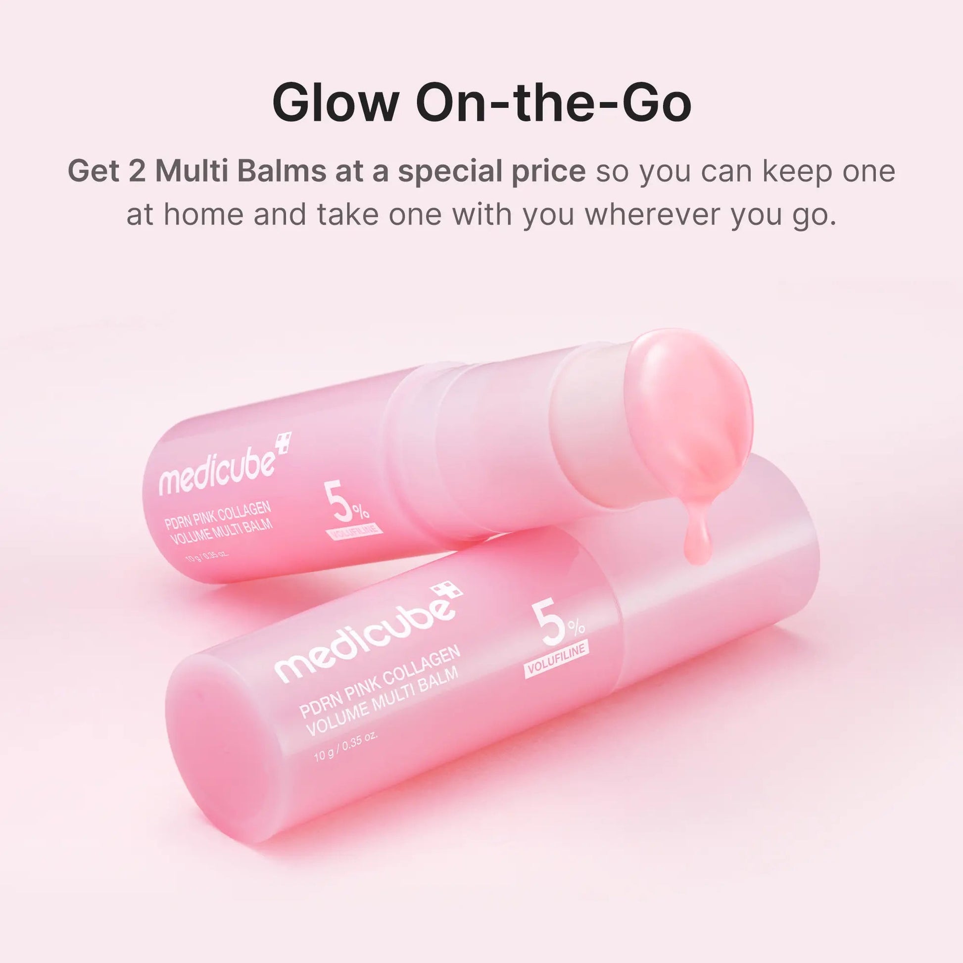Medicube PDRN Pink Collagen Balm | Volufiline, NAD Anti-Aging | Firming & Fine Lines | Korean Skincare